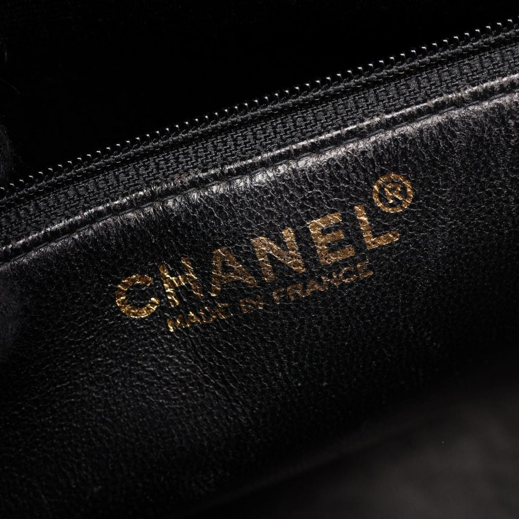 Chanel Tote Bag Reissue Black Caviar Leather — view 4