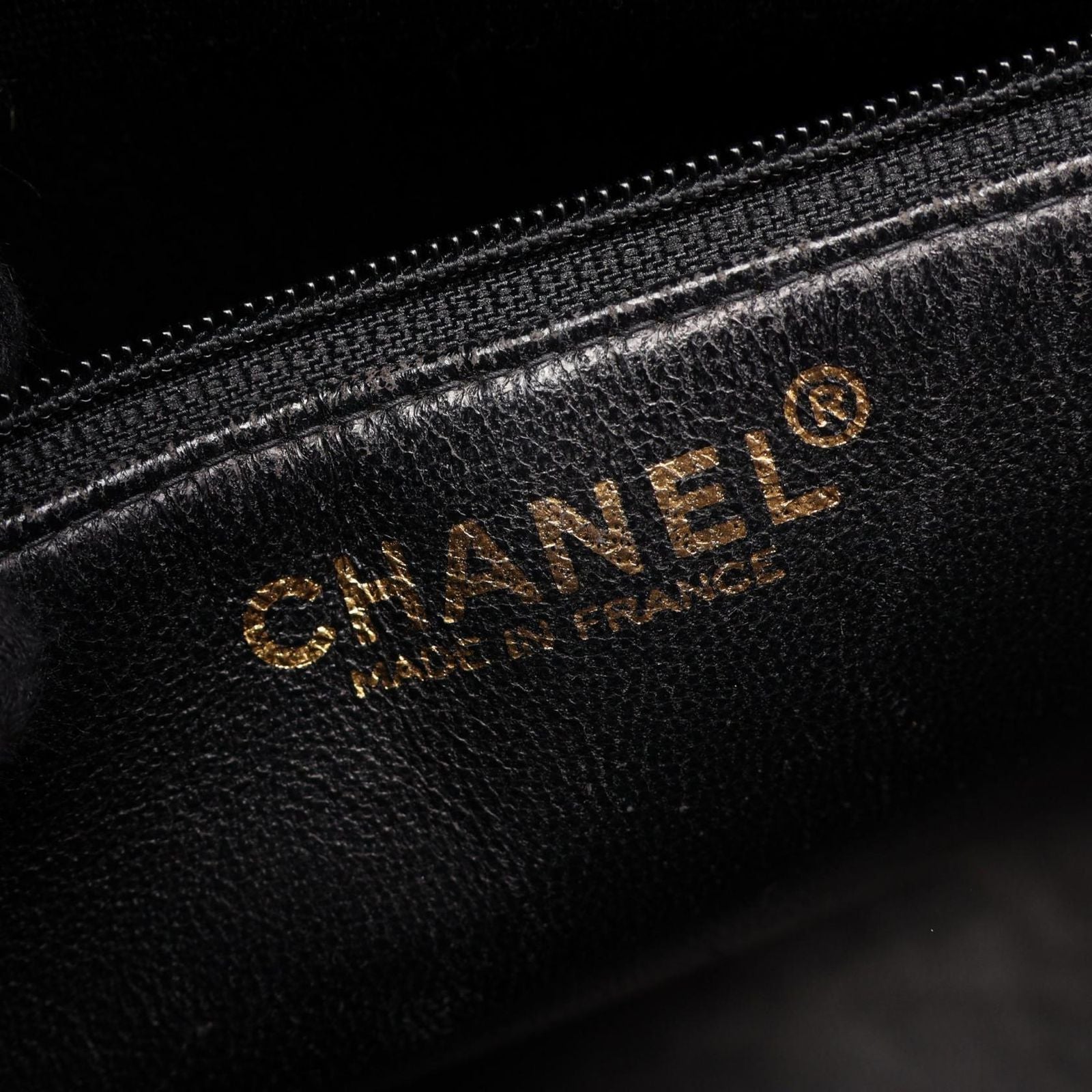 Chanel Tote Bag Reissue Black Caviar Leather — view 4