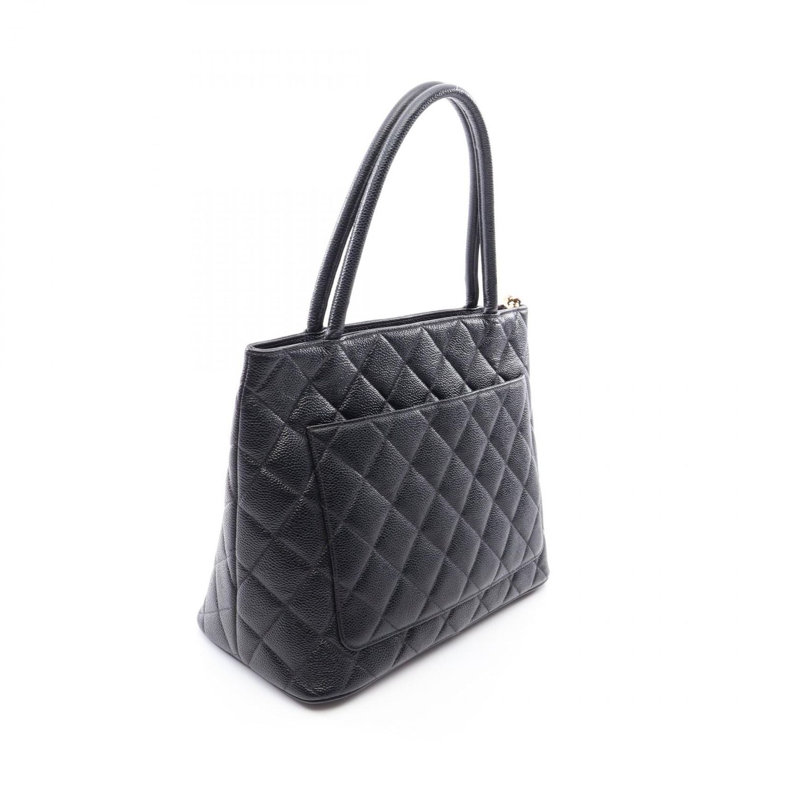 Chanel Tote Bag Reissue Black Caviar Leather — view 2