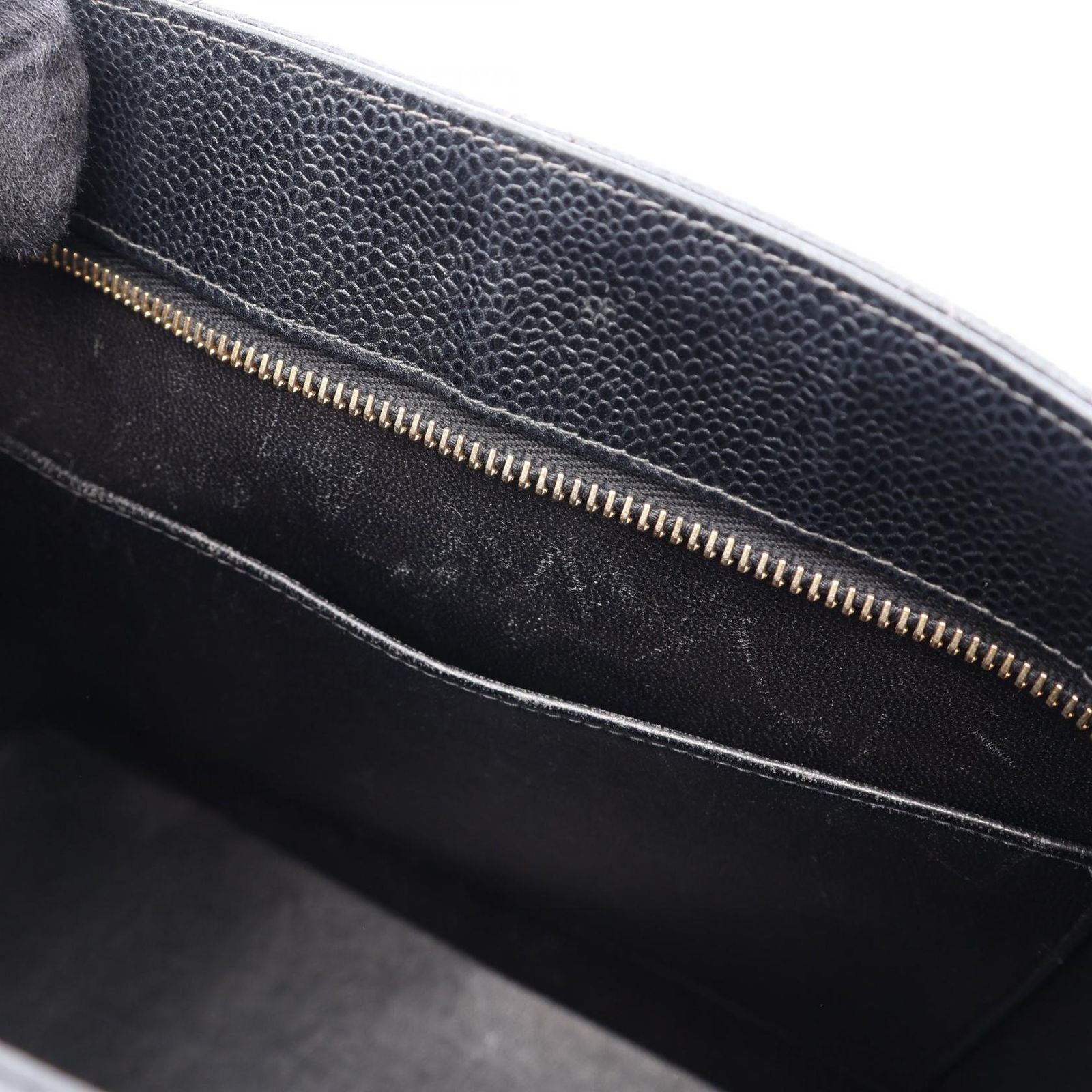 Chanel Tote Bag Reissue Black Caviar Leather — view 7
