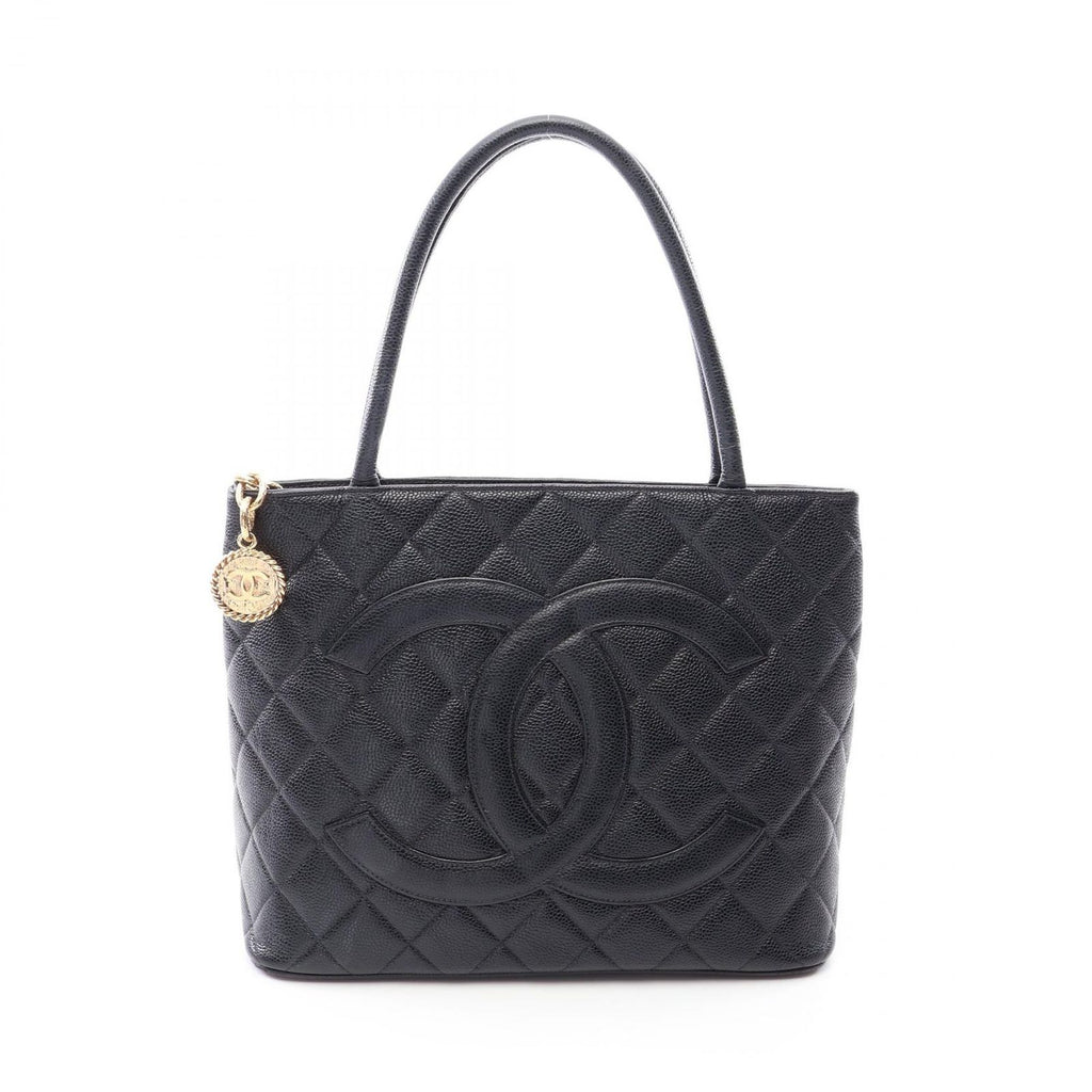 Chanel Tote Bag Reissue Black Caviar Leather
