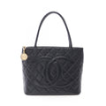 Chanel Tote Bag Reissue Black Caviar Leather