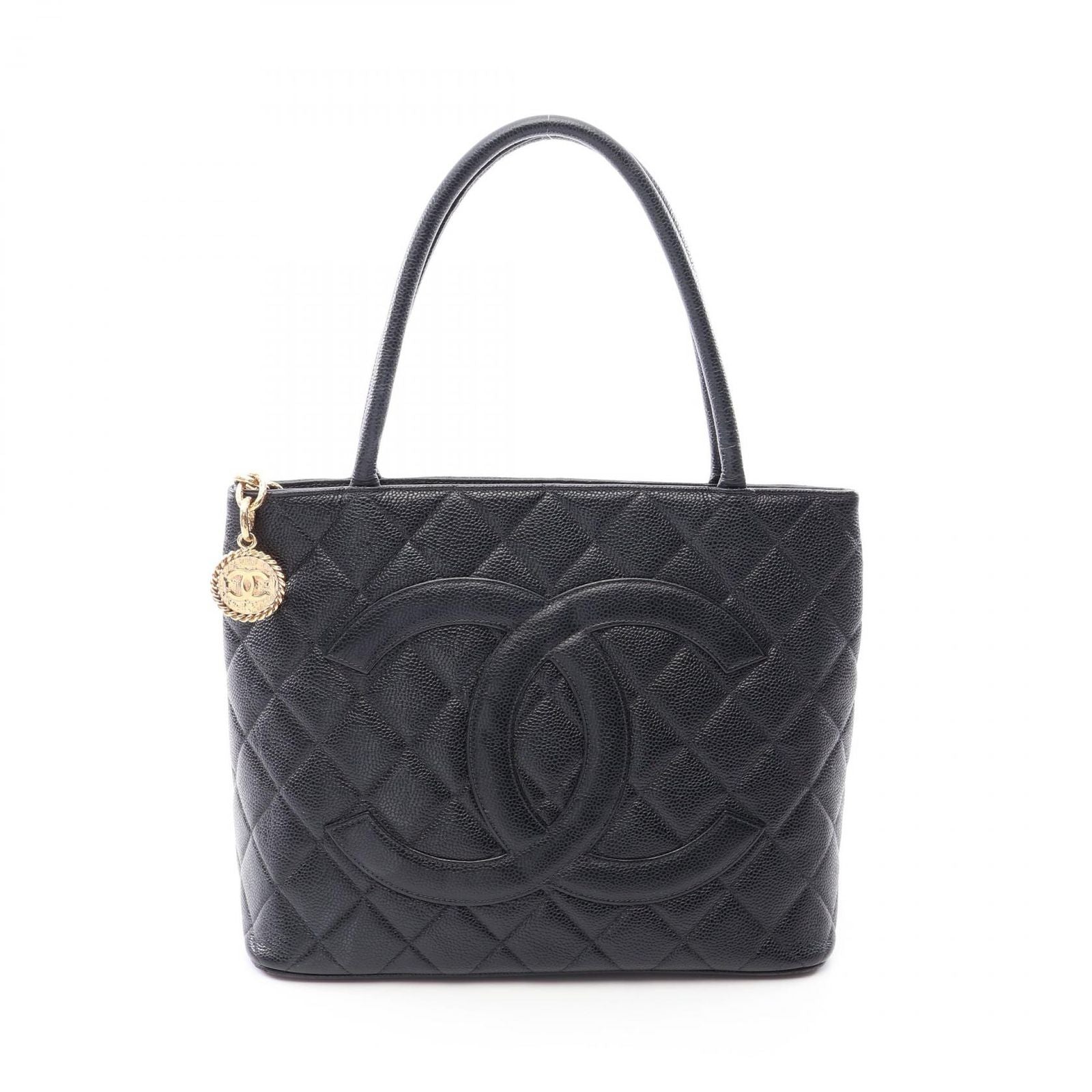 Chanel Tote Bag Reissue Black Caviar Leather