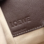 Loewe Hammock Small 2-Way Beige Brown Leather Shoulder Bag — view 4