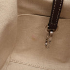Loewe Hammock Small 2-Way Beige Brown Leather Shoulder Bag — view 5