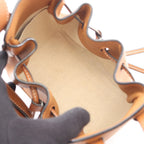 Loewe Handbag Hammock Drawstring Bag Mini 2-Way Brown Leather — view 3