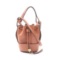 Loewe Shoulder Bag Balloon Nano 2-Way Brown Leather