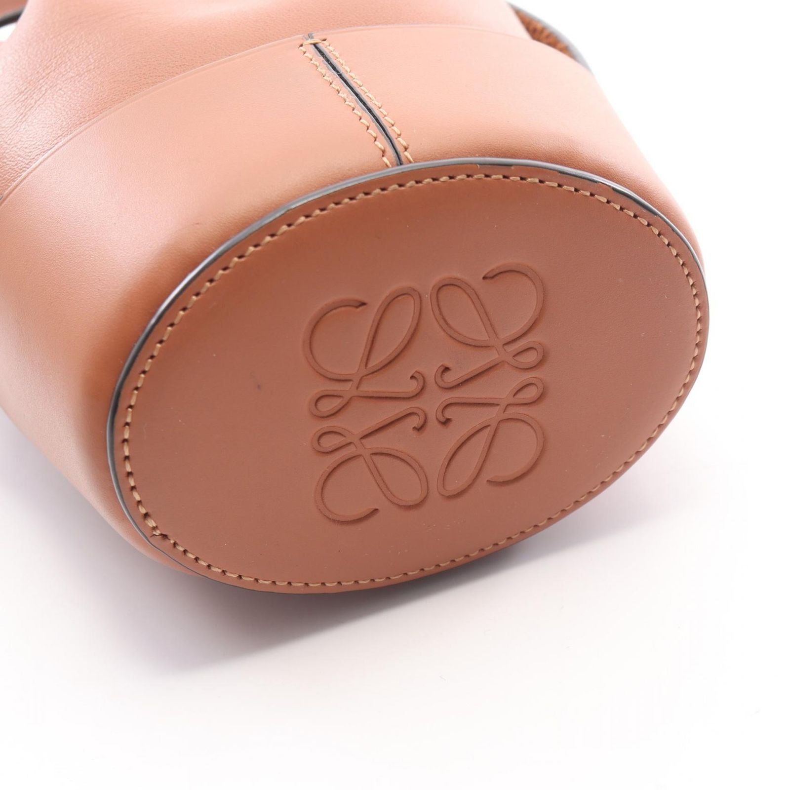 Loewe Shoulder Bag Balloon Nano 2-Way Brown Leather — view 5