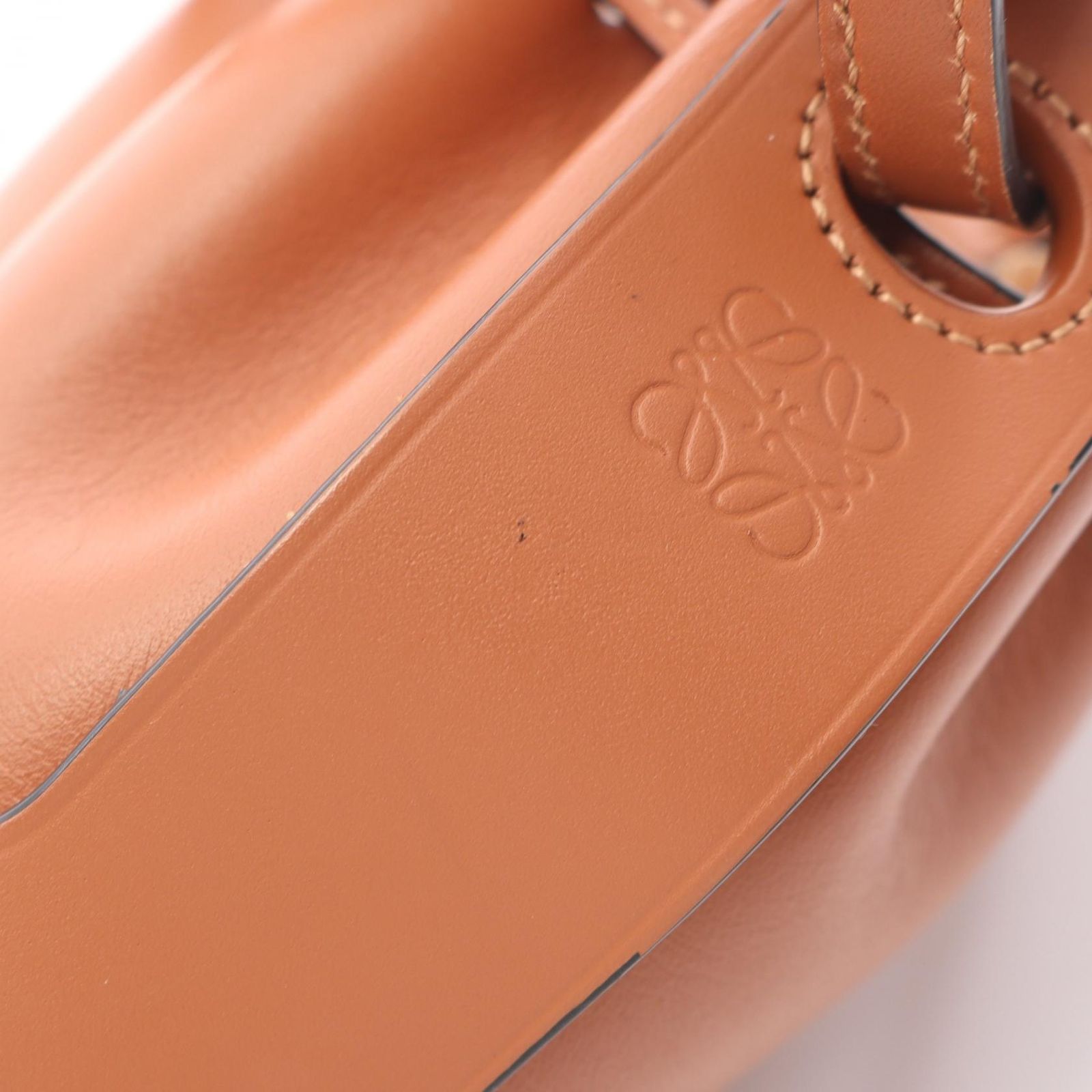 Loewe Shoulder Bag Balloon Nano 2-Way Brown Leather — view 7