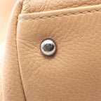 Chanel Choco Bar Beige Caviar Leather Handbag — view 8