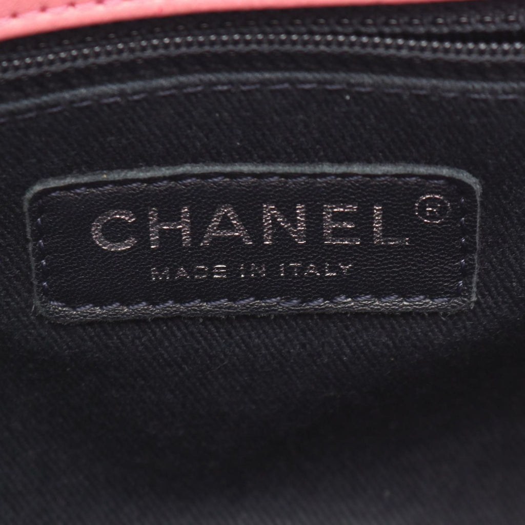 Chanel Shoulder Bag Quilted 2-Way Pink Leather Chain — view 4