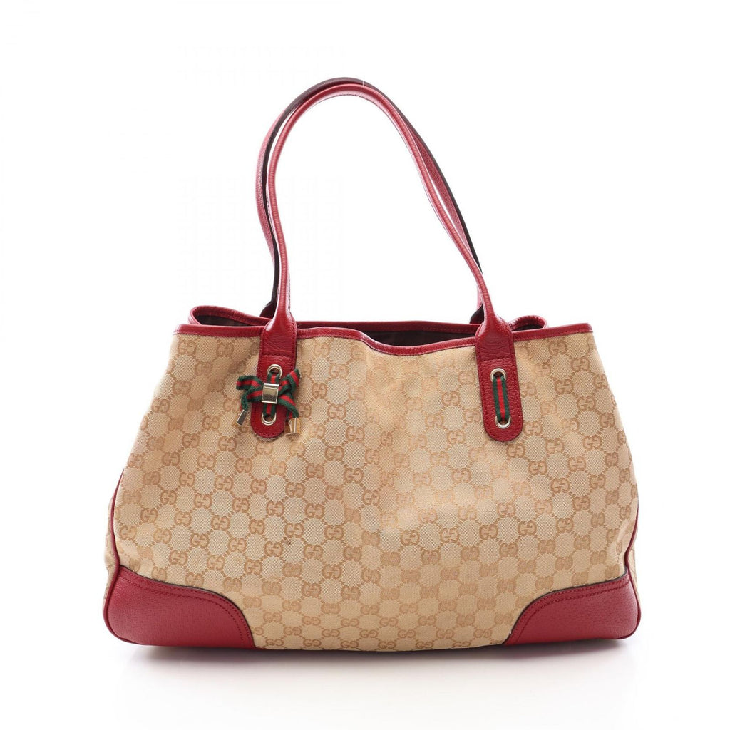 Gucci Tote Bag Princy Sherry Line GG Canvas Beige