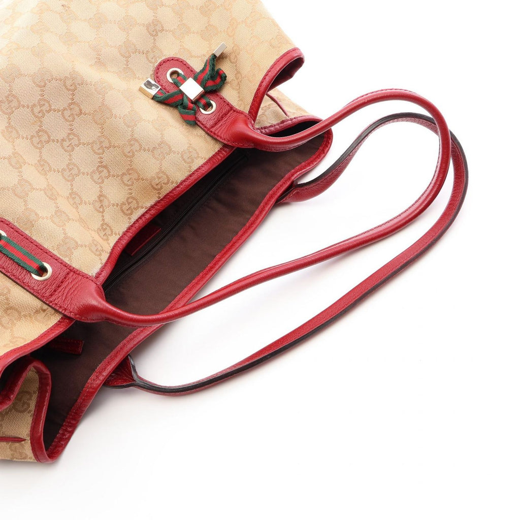 Gucci Tote Bag Princy Sherry Line GG Canvas Beige — view 5