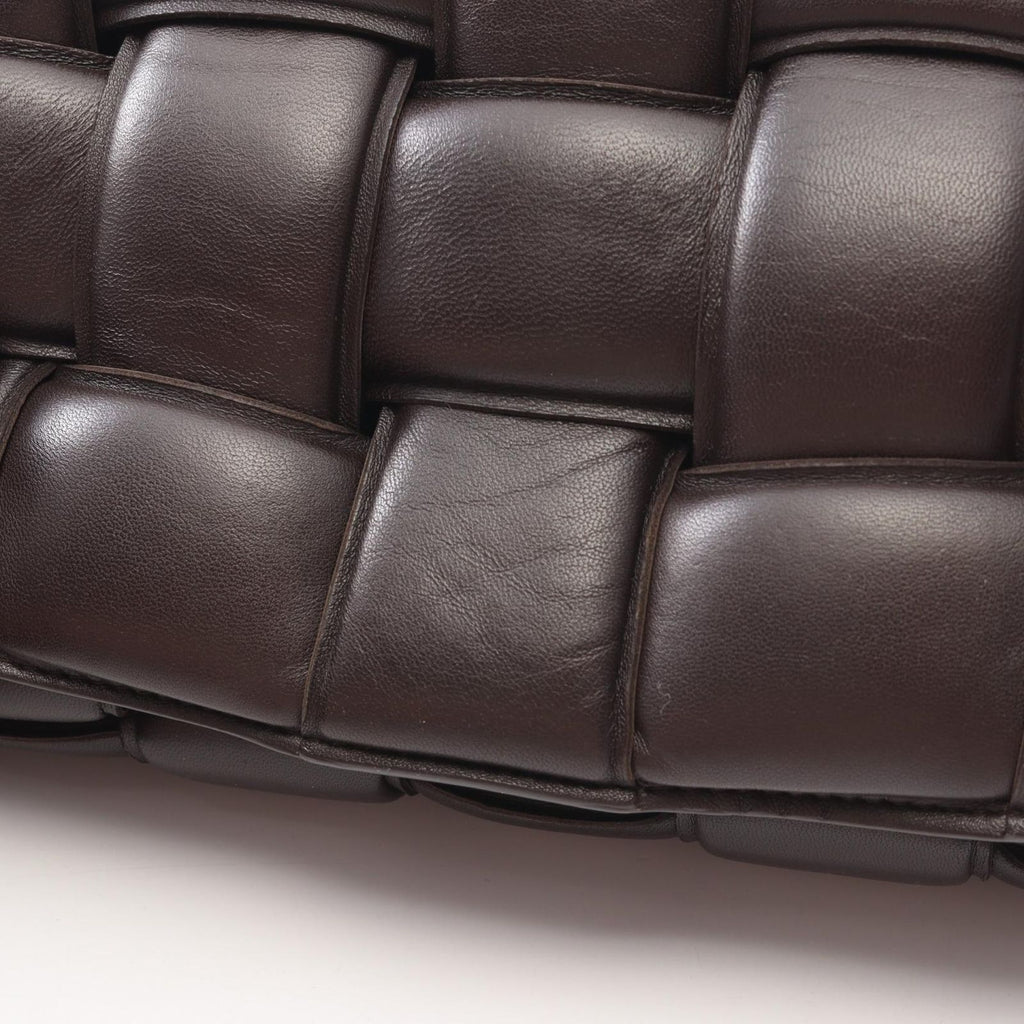 Bottega Veneta Shoulder Bag Padded Cassette Intrecciato Brown Leather — view 6