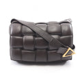 Bottega Veneta Shoulder Bag Padded Cassette Intrecciato Brown Leather