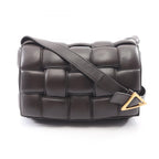 Bottega Veneta Shoulder Bag Padded Cassette Intrecciato Brown Leather