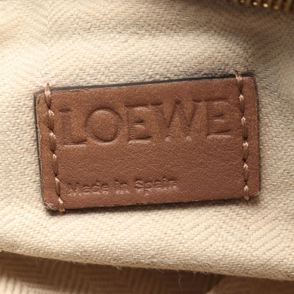 Loewe Handbag Puzzle Bag 2-Way Brown Beige Black Leather — view 4