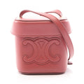 Celine Shoulder Bag Cuir Triomphe Small Box Rouge Leather