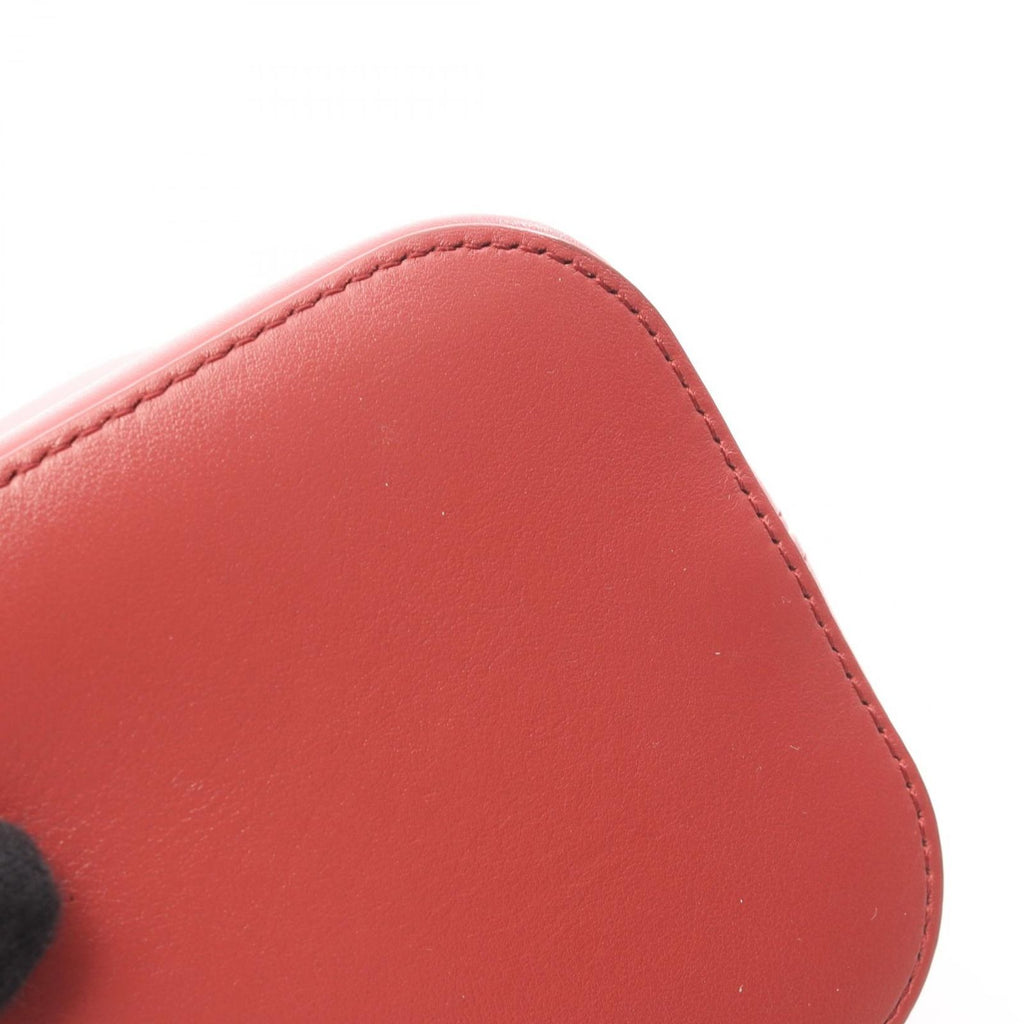 Celine Shoulder Bag Cuir Triomphe Small Box Rouge Leather — view 6