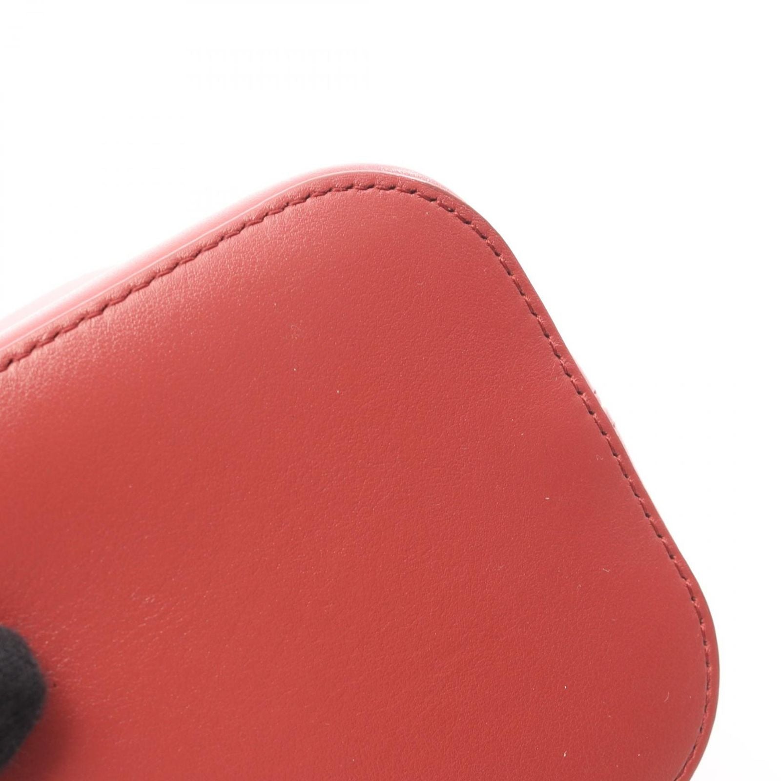 Celine Shoulder Bag Cuir Triomphe Small Box Rouge Leather — view 6