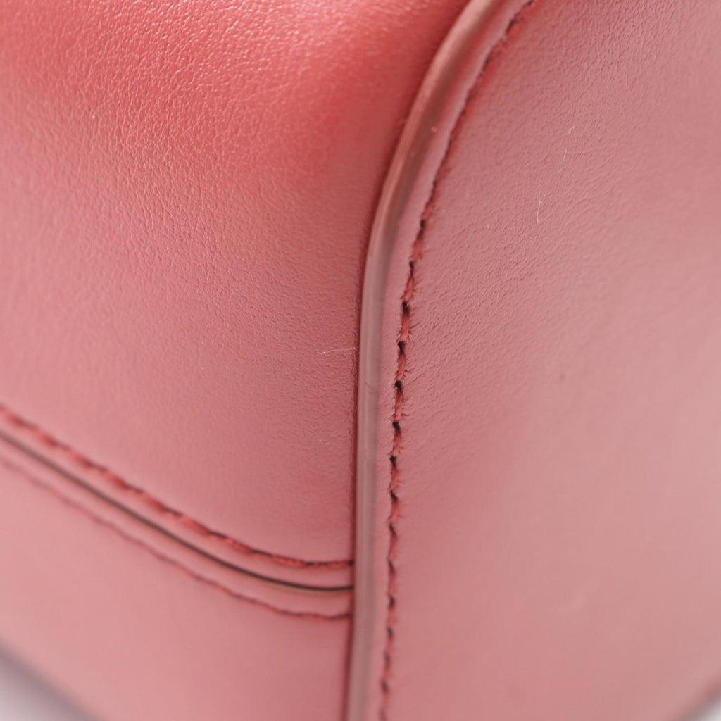 Celine Shoulder Bag Cuir Triomphe Small Box Rouge Leather — view 5