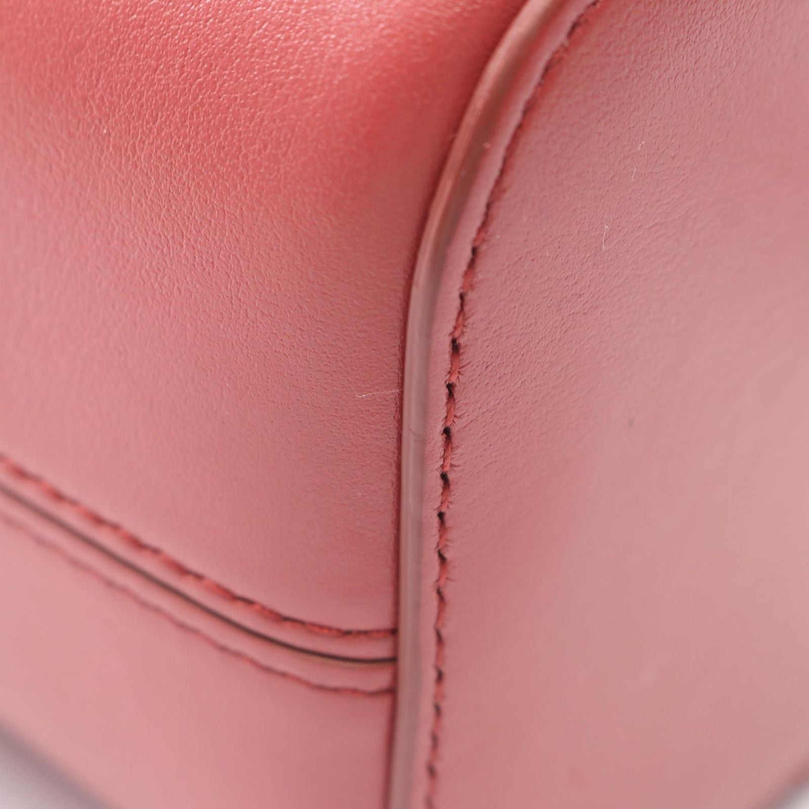 Celine Shoulder Bag Cuir Triomphe Small Box Rouge Leather — view 5