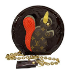 Louis Vuitton Coin Purse Monogram Vernis Port Monecruille Leather with Amarante