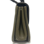 Gucci Turnlock Bamboo 000 406 Leather Khaki Handbag — view 4