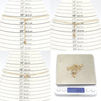 Dior Clair D Lune de Necklace White Crystal CD Signature Gold — view 8