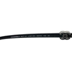 Chanel Sunglasses CC Logo Black Silver Eyewear — view 7
