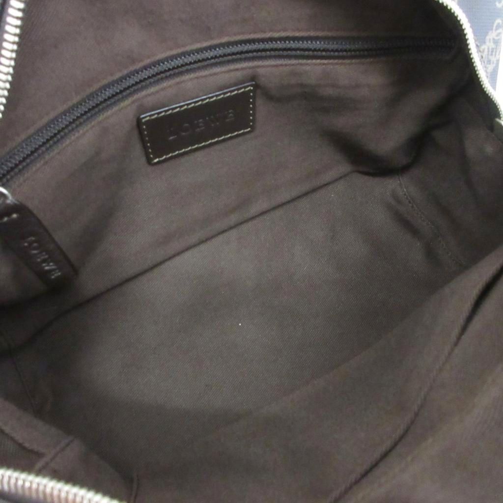 Loewe Anagram Clutch All Over Pattern Dark Gray — view 7