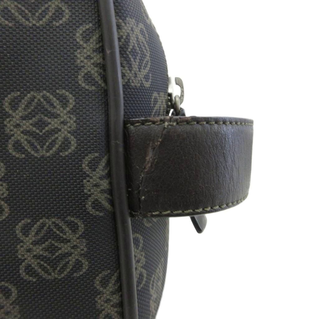 Loewe Anagram Clutch All Over Pattern Dark Gray — view 5