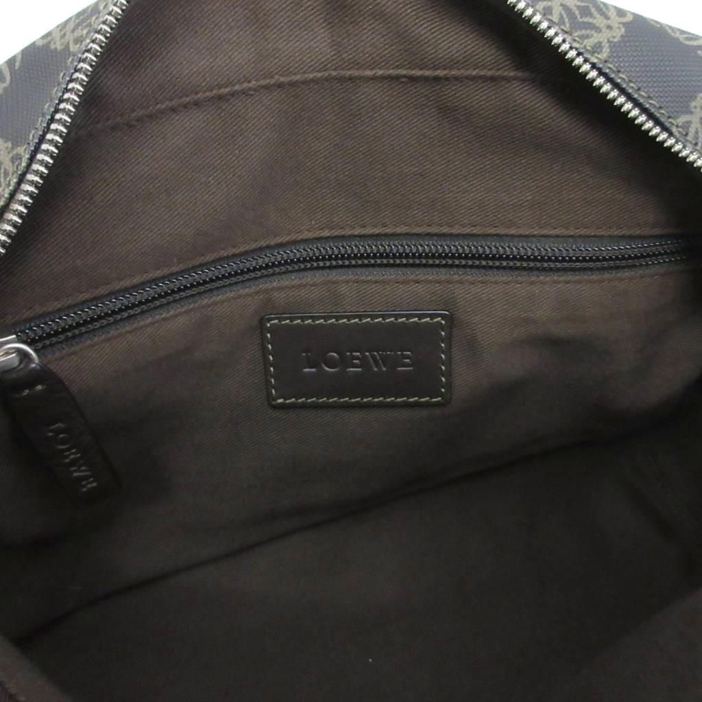 Loewe Anagram Clutch All Over Pattern Dark Gray — view 6