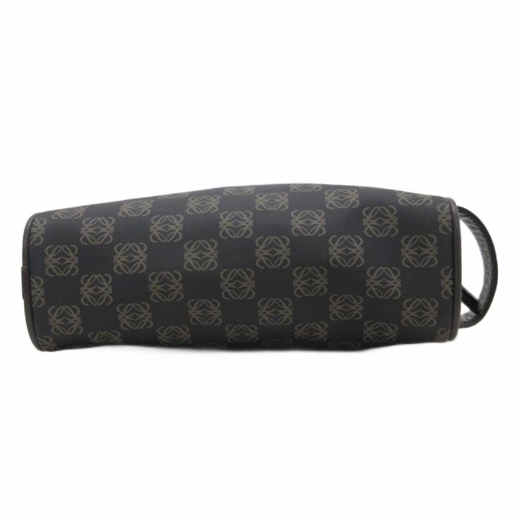 Loewe Anagram Clutch All Over Pattern Dark Gray — view 4