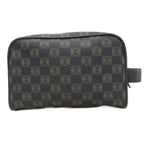 Loewe Anagram Clutch All Over Pattern Dark Gray