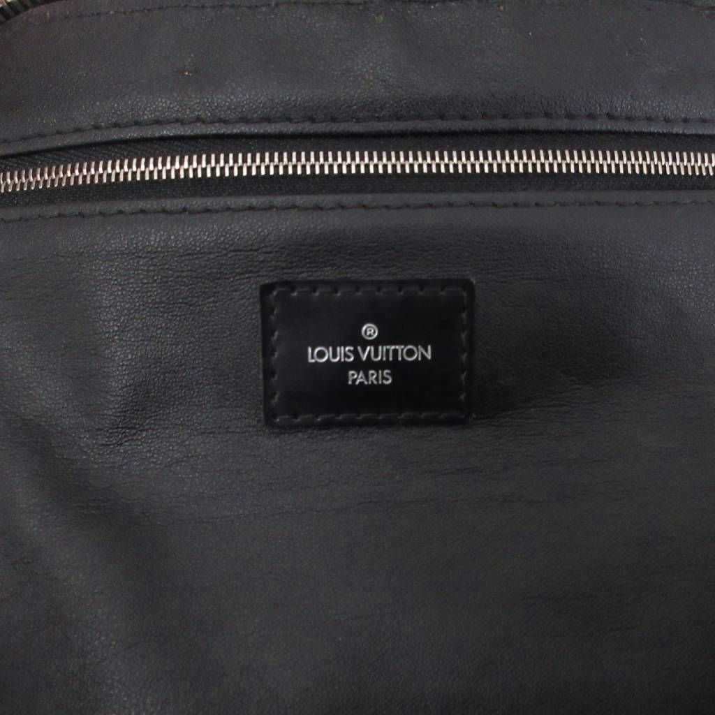 Louis Vuitton Toilet Pouch Damier Graphite Clutch All Over Pattern Black Gray — view 6