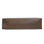 Celine Macadam Shoulder Tote Bag Brown Leather — view 6