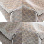 Celine Macadam Shoulder Tote Bag Brown Leather — view 7