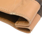 Celine Macadam Shoulder Tote Bag Brown Leather — view 8