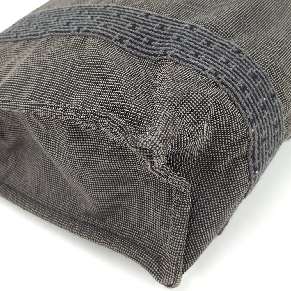 Hermes Her Line a Dos MM Backpack Nylon Canvas Gray — view 4