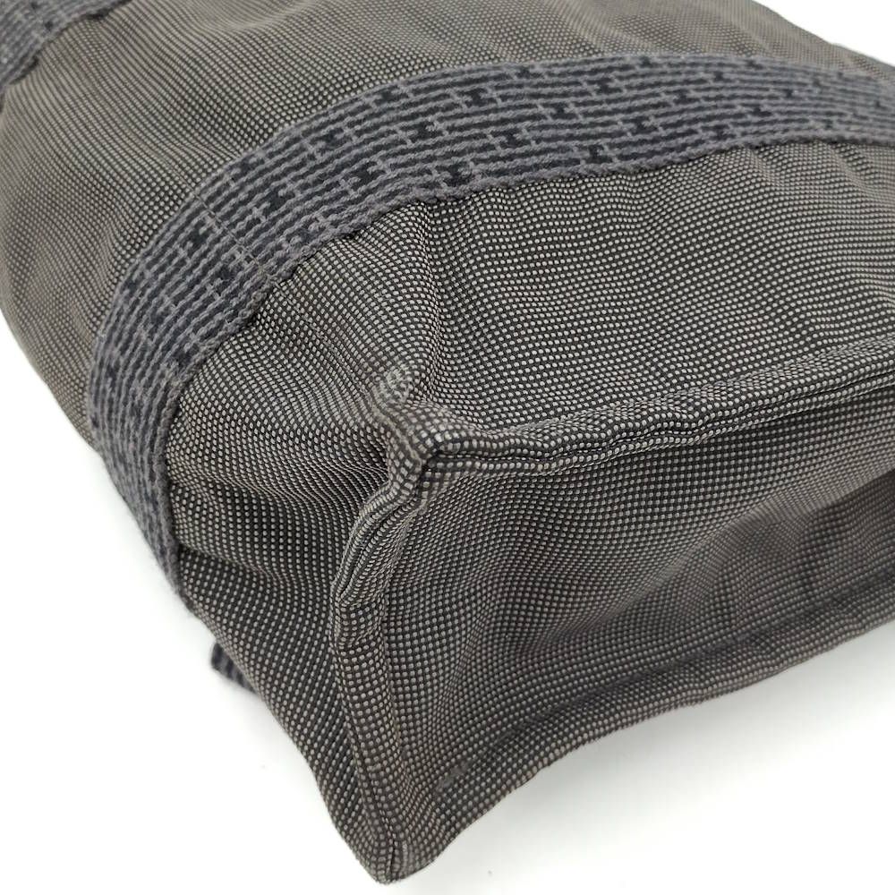 Hermes Her Line a Dos MM Backpack Nylon Canvas Gray — view 3