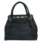 Fendi Tote Bag Selleria Black Leather — view 3