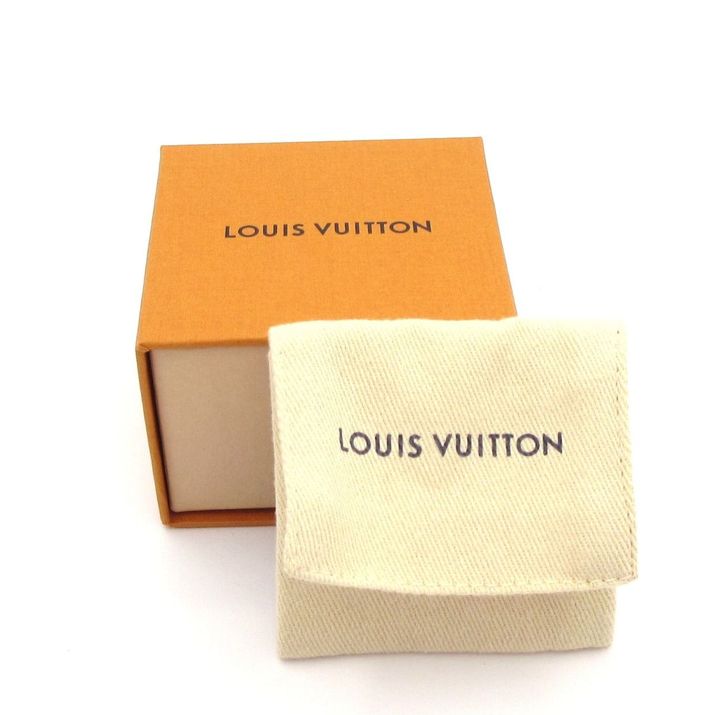 Louis Vuitton Earrings Book le Dreil by Knight Gold Clear LV Motif — view 4