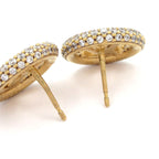 Louis Vuitton Earrings Book le Dreil by Knight Gold Clear LV Motif — view 3