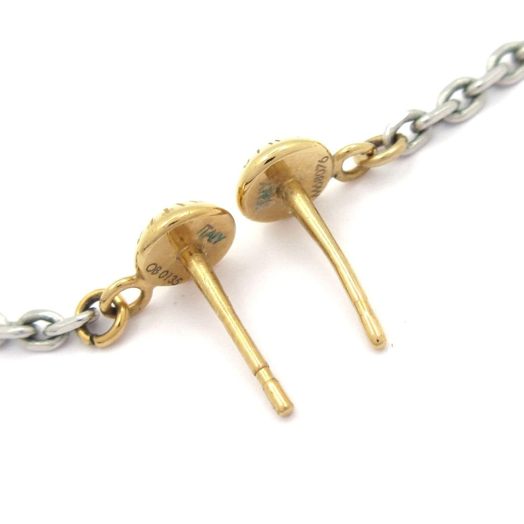 Louis Vuitton Earrings Logo Mania Gold Silver — view 3