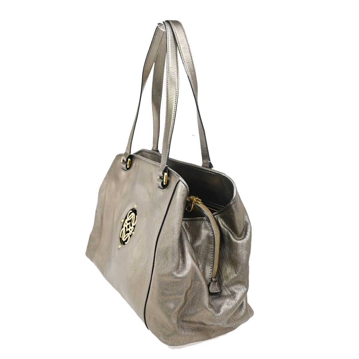 Loewe Maia Shoulder Bag Logo Blanc Leather — view 2