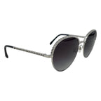 Chanel Sunglasses Chain Gradient Black Silver Eyewear — view 2