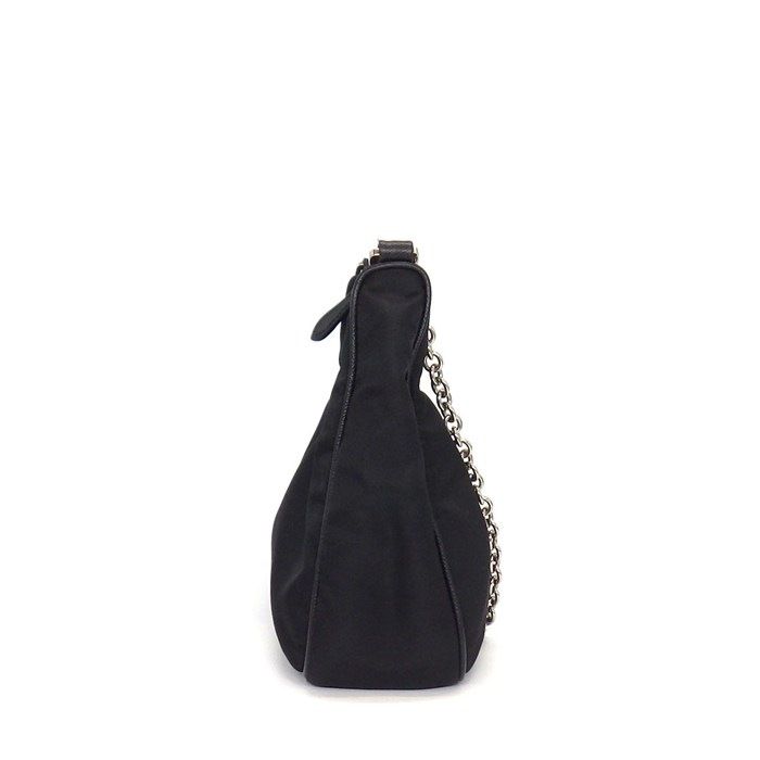 Prada Shoulder Bag Re Edition Re-Nylon Saffiano Leather Silver — view 3