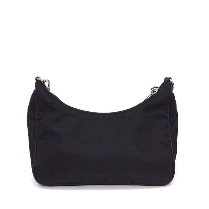 Prada Shoulder Bag Re Edition Re-Nylon Saffiano Leather Silver — view 2