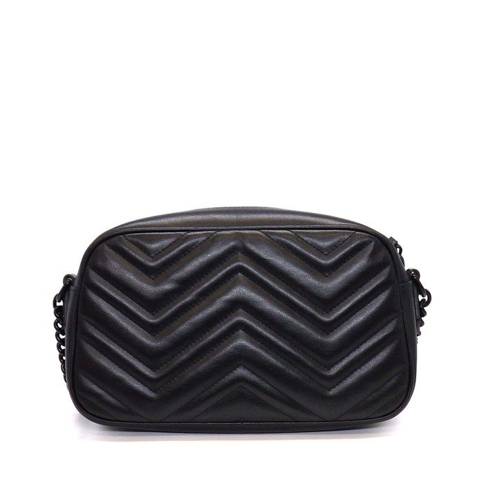 Gucci Shoulder Bag GG Marmont Small So Black Leather — view 2